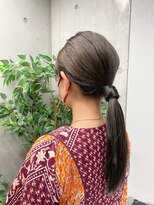 イーエー ヘアー(E.A hair)&nbsp;ブリーチ無しで赤みとオレンジみを抑える♪ミントアッシュカラー