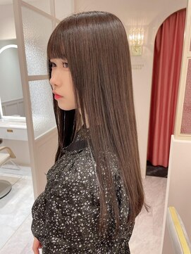 ランド 原宿表参道(LAND) 髪質改善/ヘルシースタイル/ふんわりカール/ショコラアッシュ