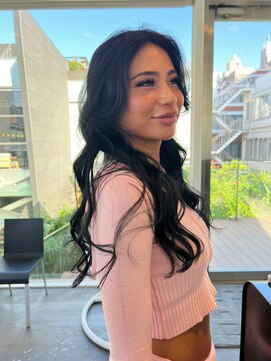 ディフィーノ 青山(DIFINO) 【DIFINO 青山】レイヤーロング/ブラック