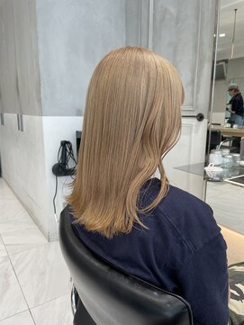 ガリカ(Gallica kinshicho) ブロンド/ホワイトブリーチ/抜きっぱなしケアブリーチ/ロング