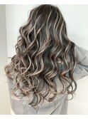 アッシュブラック×シールハイライト☆