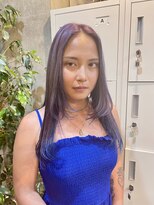 カリーナコークス 原宿 渋谷(Carina COKETH)&nbsp;ラベンダー/ブルー/インナーカラー/ダブルカラー/レイヤーカット