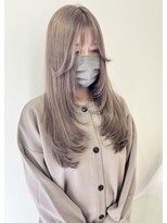 アイズ ヘアー メイク(I's hair make)&nbsp;ハイトーンミルクティー×ザクザクレイヤー
