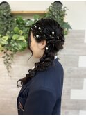 あみおろし卒業式ヘアアレンジ【ヘアセット/立川/国分寺/袴】