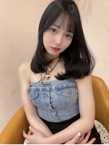 ボタン シブヤ(VOTAN SHIBUYA) アッシュ/グレージュ/韓国ヘア/渋谷/レイヤー/顔まわり