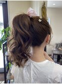 〈山本〉サイドポニーテール