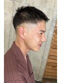 メンズカットフェードベリーショート