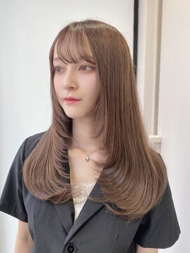 ニューヨークニューヨーク 梅田茶屋町店(NYNY) ミルクベージュ×ザクザクレイヤーカット