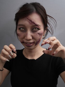 レボル(REVOL) ハロウィン特殊メイク☆推し活推しカラーヘアセットヘアメイク