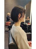 ショート/30代/ボブ/グラボブ/耳かけ