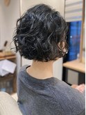 本八幡×パーマスタイル×ショートボブ×黒髪