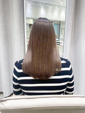 ミシェリー 新宿店(misherry) ダメージレスイルミナカラー大人ブリーチなしくすみベージュ