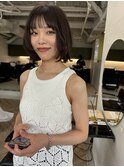 ボブ/ミディアム/レイヤー/顔まわり/小顔/韓国/長岡/新潟/宮関