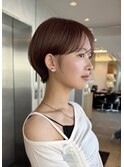 ショートカットショートヘアコンパクトショートボブ丸みショート