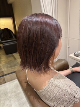 フレーム へアアンドトリートメント 天王寺北口店(FRAME) ピンクブラウンカラー