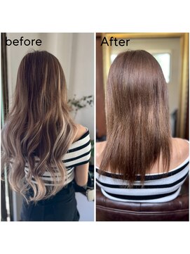 エクステンション キュー(extension Q) プルエクステ/ダイヤモンド毛質52cm（長さおへそ位）120本