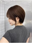表参道で似合わせミニボブ風ショートカットで夏のモテヘア！