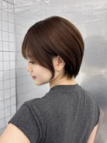 ロムーク 表参道(LOMKH)&nbsp;表参道で似合わせミニボブ風ショートカットで夏のモテヘア！