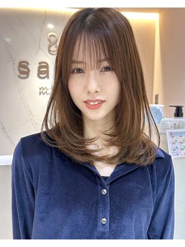 サンドイエナ 横浜店(sand yena) 暗めカラー／髪質改善/マロンベージュ/くすみベージュ/横浜駅