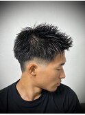 刈り上げスパイキーショート