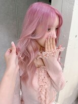 シェノン バイ アランスミシー 表参道(CHAINON by Alan smithee)&nbsp;ふんわりピンクカラー　ピンクベージュ