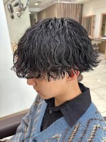 アッシュ 下丸子店(Ash)&nbsp;波巻きスパイラルツイストスパイラルパーママッシュメンズヘア