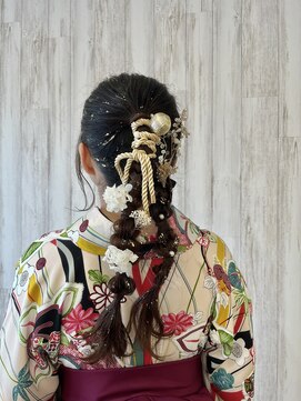 ツイン編み下ろし