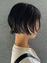 アルカナ 明治神宮前原宿(ARCANA) デザインカラー ミニボブ ポイントカラー 抜きっぱなし