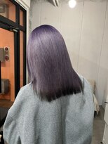 アオゾラヘアーカミノウラ(AOZORA HAIR kaminoura) ラベンダー エンドブラックデザイン