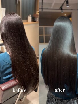 アイノア シノン 神保町(AInoa sinon) パヤつきが収まらなかった髪が、頑張らなくても収まる髪に