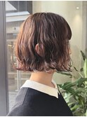 ◎フレンチボブパーマボブロングパーマロングウルフパーマ表参道