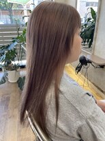 ヘアアンドメイク アリス(hair&make ALICE produce by COLT) ダブルカラー ロング ミルクティーベージュ