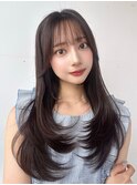 ワンカールで仕上がるレイヤースタイル♪ .*