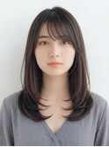 髪質改善×小顔◎似合わせくびれミディ×透明感カラー美髪