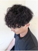 メンズ波巻きスパイラルパーマ