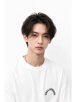 バポス ヘアサロン (BAPOS Hair Salon) 前髪長めの分けたパーマスタイル