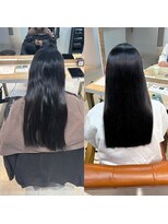 スープル オザキヤマ(SOUPLE.ozakiyama) 【髪質改善x縮毛矯正】SILKストレート
