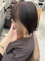 ユッカ エルア 武庫之荘南口(YUCCA elua)&nbsp;【 YUCCA 】大人可愛い20代30代40代インナーカラー/ボブ