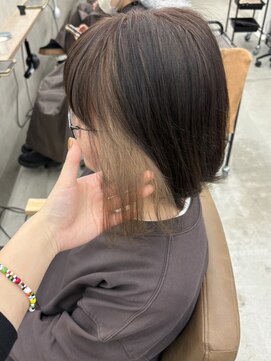 ユッカ エルア 武庫之荘南口(YUCCA elua) 【 YUCCA 】大人可愛い20代30代40代インナーカラー/ボブ