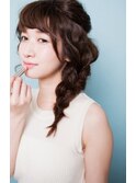 ☆ゆるみつあみアレンジ☆【olive for hair】03-6914-0898