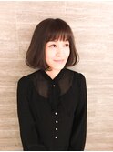 【STeLLa 京橋】大人可愛い前髪ありのAラインボブ【近藤】