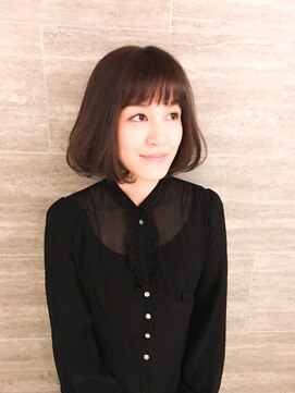ステラ(STeLLa) 【STeLLa 京橋】大人可愛い前髪ありのAラインボブ【近藤】