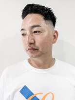 フジヤマ バーバー ショップ(FUJIYAMA BARBER SHOP)&nbsp;ソフトツーブロック  フェザーマッシュ くせ毛風パーマu