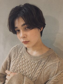 リバレッジ 広尾(Leverage) 大人可愛いシャープブランジュ小顔ハンサムショート