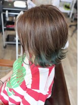 アルル ヘアー(ALULU HAIR) 夏らしく涼しげ『裾カラーグリーン』