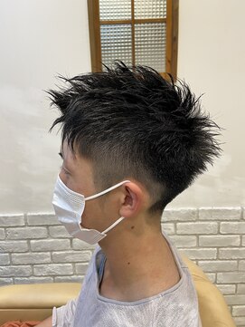 ミルク(MILK) ＊高め刈り上げ×ナチュラルフェード＊