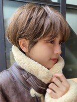 アリエッタ アザブ(ARIETTA AZABU)&nbsp;[aRiettaAZABU]小顔ショート ハンサムショート くすみグレージュ