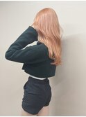 韓国風カット×ケアブリーチ×ペールオレンジ×oggiottoTR