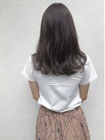 フロート 小阪店(float) ダークカラー_マロンベージュ Aラインボブ かきあげ