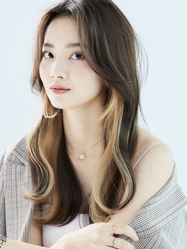 バイオレットジェム(Violet`jem) 韓国ヘアー  ベージュインナーカラー